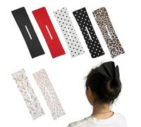 Dispositivo Di Avvolgimento Dei Capelli Del Panino Di 7 Pezzi, Può Essere Fascia Per Capelli Legata, Accessori Per Capelli Semplici E Veloci, Fascia Per Capelli Fissa Per Acconciatura.