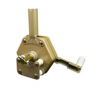 Dispositivo di avvolgimento manuale, strumento di sollevamento della pellicola for serra, tenda a rullo con avvolgimento laterale della pellicola ombreggiante,Facile da usare(Gold)