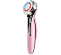 Dispositivo di bellezza multifunzionale ad ultrasuoni per il viso con LED rosso blu per la cura della pelle anti-rughe invecchiamento idratazione rigenerazione della pelle