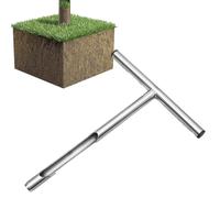 Dispositivo di campionamento del nucleo del pavimento: sonda a pavimento, strumento riutilizzabile per in acciaio inossidabile per test del pavimento | Strumenti da giardino per indagini sul