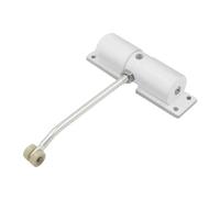 Dispositivo Di Chiusura Della Porta Con Ammortizzatore Semplice E Silenzioso Automatico For Uso Domestico, A Molla Sicurezza, Chiudiporta In Acciaio Inossidabile Stabile, Basso Rumore(White)