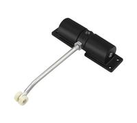 Dispositivo Di Chiusura Della Porta Con Ammortizzatore Semplice E Silenzioso Automatico For Uso Domestico, A Molla Sicurezza, Chiudiporta In Acciaio Inossidabile Stabile, Basso Rumore(Black)