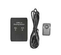 Dispositivo di Condivisione Stampante USB 3.0 2 Ingressi 1 Uscita, Splitter KVM Manuale A 2 Porte con Telecomando
