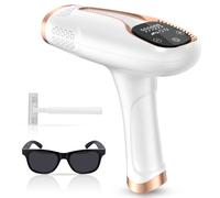 Dispositivo di depilazione Depilazione laser per donne e uomini Depilazione permanente IPL a casa 999.999 lampeggia Rimozione dei capelli indolore sulle ascelle Gambe posteriori Braccia Viso Linea