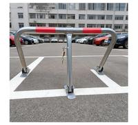 Dispositivo di Dissuasore per Parcheggio Pieghevole Manuale 28x15,7" Dissuasori per Parcheggio Paletto per Protezione Corsia Con Strisce Riflettenti Struttura Triangolare Robusta