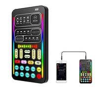 Dispositivo di distorsione della voce - Distorsore di voce manuale multifunzionale, distorsore vocale portatile, scheda audio con 8 effetti sonori, per telefono cellulare, computer