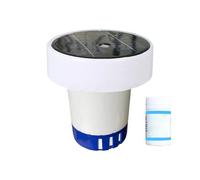Dispositivo di dosaggio solare per piscina, dispenser automatico di cloro galleggiante | Clorinatore regolabile con design a dissoluzione costante | galleggiante per vasca idromassaggio, fontana spa