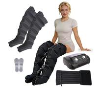 Dispositivo di drenaggio linfatico per gambe in caso di lipedema, massaggiatore linfatico, con massaggio al polpaccio e drenaggio linfatico del corpo, massaggiatore per le vene (2 gambe + vita, XL)