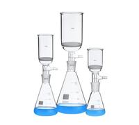 Dispositivo di filtrazione ad aspirazione con anima di sabbia combinata in vetro, imbuto filtrante for esperimento chimico(250ml(100ml))