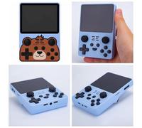 Dispositivo di gioco retrò per Powkiddy RGB20S: 15000 giochi integrati, memoria 64 GB, schermo IPS da 3,5 pollici, ArkOS open source, batteria a lunga durata (16 GB + 64 GB blu)