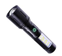 Dispositivo di illuminazione semplice in lega di alluminio con modalità di illuminazione multiple e scaricatore batteria da 5000 mAh USB CREA ricarica ideale per zaino in spalla e passeggiate notturne