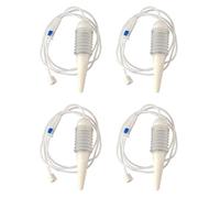 Dispositivo di irrigazione automatico delle piante con testa in gesso e flusso regolabile, principio di irrigazione a sifone per vasi interni o esterni, bianco, 4 pezzi o 10 pezzi