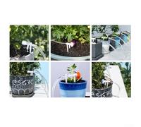 Dispositivo di irrigazione automatico per interni per giardinieri domestici, timer di irrigazione programmabile con tecnologia anti-sifone, supporto a 20 uscite, modello QN-X20 (QN-X15)