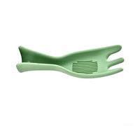 Dispositivo di lavaggio del riso del silicone del commestibile che caratterizza l'ottimizzazione del drenaggio e la capacità di stoccaggio di basso profilo (verde)