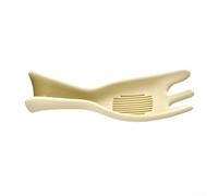 Dispositivo di lavaggio del riso del silicone di grado alimentare con ottimizzazione del drenaggio e capacità di stoccaggio a basso profilo (bianco)
