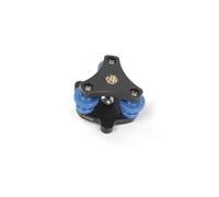 Dispositivo di livellamento della macchina fotografica di alta precisione della lega di alluminio livellatore a 3 vie del regolatore della base del livellatore di misura