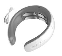 Dispositivo di massaggio al collo: cuscino di riscaldamento wireless portatile per il dolore, dispositivo di massaggio al collo | Massaggiatore ergonomico ricaricabile, regolabile ed ergonomico re