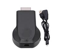 Dispositivo di mirroring TV, ricevitore cast schermo wireless, adattatore display da 6,02 x 4,02 x 1,1 pollici con antenna, hub di segnale ad alta definizione, collegamento rapido per cellulare e