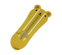 Dispositivo di misurazione del piede adatto ai bambini con funzione anti goccia per uso domestico Design Cartoon Misura piedi del bambino Orso del fumetto Misuratore del piede dei bambini