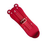 Dispositivo di misurazione del piede adatto ai bambini con funzione anti goccia per uso domestico Design Cartoon Misura piedi del bambino Orso del fumetto Misuratore del piede dei bambini