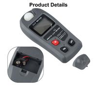 Dispositivo di misurazione della luce con spegnimento automatico e indicatore ba