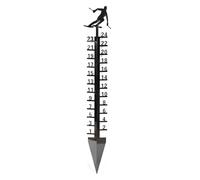 Dispositivo di Misurazione delle Nevicate, Facile da Leggere da 90 Cm di Rivestimento Anti -fade Squisito un Gran Numero di da 24 Pollici Decorativo per lo Snowboard (BLACK)