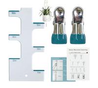 Dispositivo Di Misurazione Macrameeee - Righello Macrameeee | Macrameeeea Insegnamento Acrilico Fai-da-te Per Appendini Per Piante | Artigianato Macramè, Tessitura, Annodatura, Spessore 2,5-15,2 Cm, P