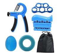 Dispositivo di presa Set da 5 pezzi Pratica professionale Riabilitazione e formazione della manuale - delle dita Cerchio in silicone Leggero Facile portare Compatto per attività Escursionismo Viaggi