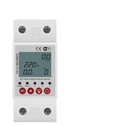Dispositivo di protezione da dispersione verso terra, sovratensione e sottotensione intelligente Tuya WiFi 2P 63A, interruttore di sicurezza, contatore di energia kWh, Smart Life