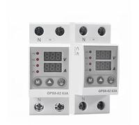 Dispositivo di protezione da sovracorrente e sottotensione for guida DIN GPS8, 40 A, 63 A, 80 A, 220 V CA(GPS8-01-U,40A)