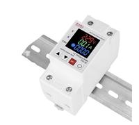Dispositivo di protezione da sovratensione, corrente e sottotensione regolabile, display 3 in 1, 63 A, 230 V, guida DIN, relè di protezione 220 V