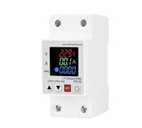 Dispositivo Di Protezione Da Sovratensione, Corrente E Sottotensione Regolabile, Relè Di Protezione Da 63 A, 230 V, Guida DIN, 3 In 1, Display, 220 V, KWh