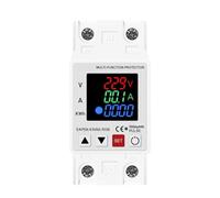 Dispositivo di protezione da sovratensione e sottotensione regolabile 3IN1 con display da 63 A, 230 V, relè di protezione, limite di sovracorrente