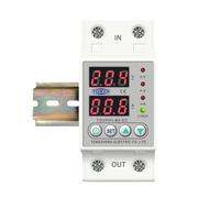 Dispositivo di protezione da sovratensione e sottotensione regolabile da 60 A su guida DIN 230 V, relè di protezione, monitor di corrente, limite di corrente TOVPD1-63-EC
