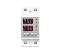 Dispositivo di protezione da sovratensione e sottotensione regolabile su guida DIN 230V relè di protezione monitoraggio limite corrente 40A 60A 80A 100A(L N 110V 60A)