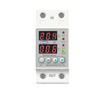 Dispositivo di protezione da sovratensione e sottotensione regolabile su guida DIN 230V relè di protezione monitoraggio limite corrente 40A 60A 80A 100A(L N 110V 60A)