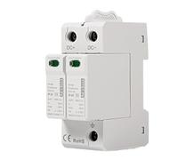 Dispositivo di protezione da sovratensioni CC 600 V 1000 V 2P 20 KA-40 KA Protezione da tensione solare fotovoltaica Parafulmine(2P 20-40KA 1000V)