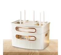 Dispositivo di protezione del router Wi-Fi,Copertura per router via cavo - Scaffale per modem WiFi impermeabile, coperchio della scatola di immagazzinaggio del WiFi per i cavi delle prese r