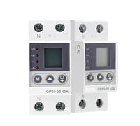 Dispositivo di protezione di corrente/tensione GPS8-05 con funzione di misurazione 32A 40A 63A 80A 220VAC Query Electricity&Power Display LCD(80A)