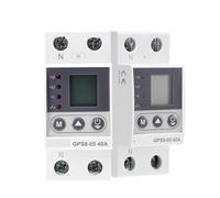 Dispositivo di protezione di corrente/tensione GPS8-05 con funzione di misurazione 32A 40A 63A 80A 220VAC Query Electricity&Power Display LCD(40A)