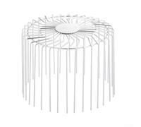 Dispositivo di protezione per grondaie in acciaio inox, per tubi di scarico esterni, per mantenere i percorsi e ridurre al minimo il trabocco (tubo da 200 cm)