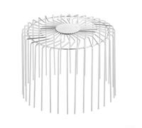 Dispositivo di protezione per grondaie in acciaio inox, per tubi di scarico esterni, per mantenere i percorsi e ridurre al minimo il trabocco (tubo da 180 cm)