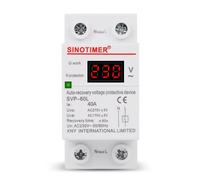 Dispositivo di protezione ripristino over/under tensione DIN Rail 230 V recupero