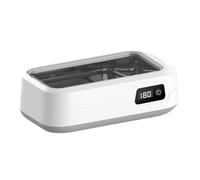 Dispositivo di pulizia degli occhiali ad ultrasuoni 4 modalità Pulitore a vibrazione ad alta frequenza Pulitore sonico professionale compatibile con casa ufficio viaggio(UK)