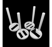 Dispositivo di pulizia in PTFE da 60 mm - Cestello circolare scavato for becher da 250 ml - Staffa di pulizia dei componenti di precisione 1 pz(21x1.5mmx20Slots)