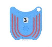 Dispositivo di punteggio da golf con contatore meccanico di tiro, progettato per regolazioni rapide e accurate durante le partite di golf competitive (blu)