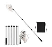 Dispositivo di raccolta della frutta allungabile da 5 9 pollici, cestino in metallo, semplice senza arrampicata, richiesto per la raccolta degli alberi da giardino, senza scaletta