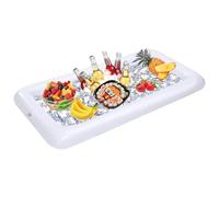 Dispositivo di raffreddamento gonfiabile per feste - Buffet di ghiaccio | gonfiabile | refrigeratore per alimenti con design con tappo di scarico, mantiene il cibo fresco con design gonfiabile per ma