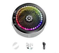 Dispositivo di raffreddamento magnetico per telefono con controllo intelligente della temperatura e luce RGB dinamica, ventola da gioco a cinque modalità con alimentazione di tipo C per sessioni