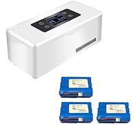 Dispositivo di raffreddamento per insulina 2~8 ℃ Frigorifero portatile per medicinali Mini scatola refrigerata per medicinali con spazio frigorifero per auto da viaggio,C